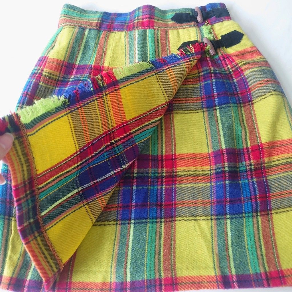 Korean Flannel Overlay Pencil Skirt Fesyen Wanita Pakaian Wanita