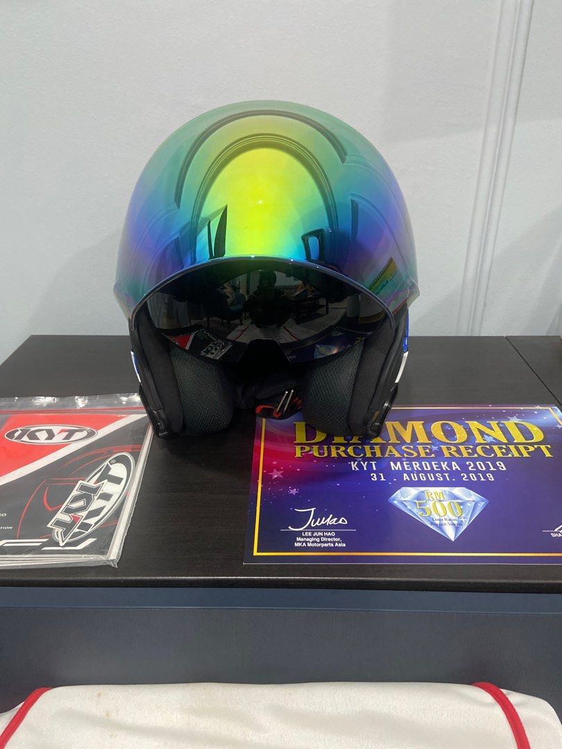 KYT NFJ HELMET MERDEKA 62 FT PROJECT SPECIAL EDITION, Motorbikes on