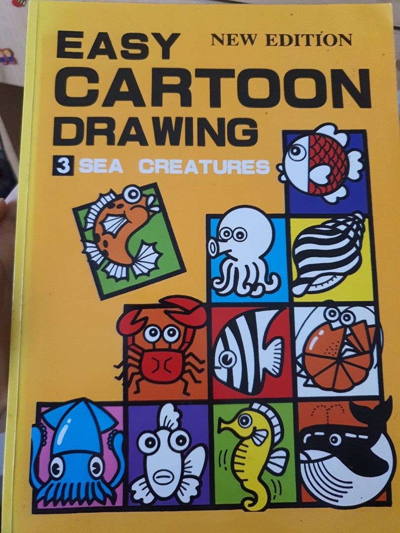 Learn how to draw sea animals, Hobbies & Toys, Books & Magazines,  Children's Books on Carousell