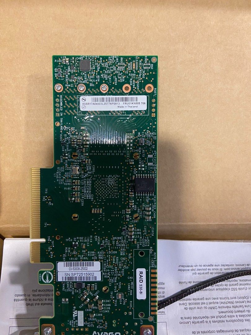 Lenovo 01KN505 ThinkCentre 5308I SATA/SAS 12Gb/s PCIE 3.0 X8 Raid