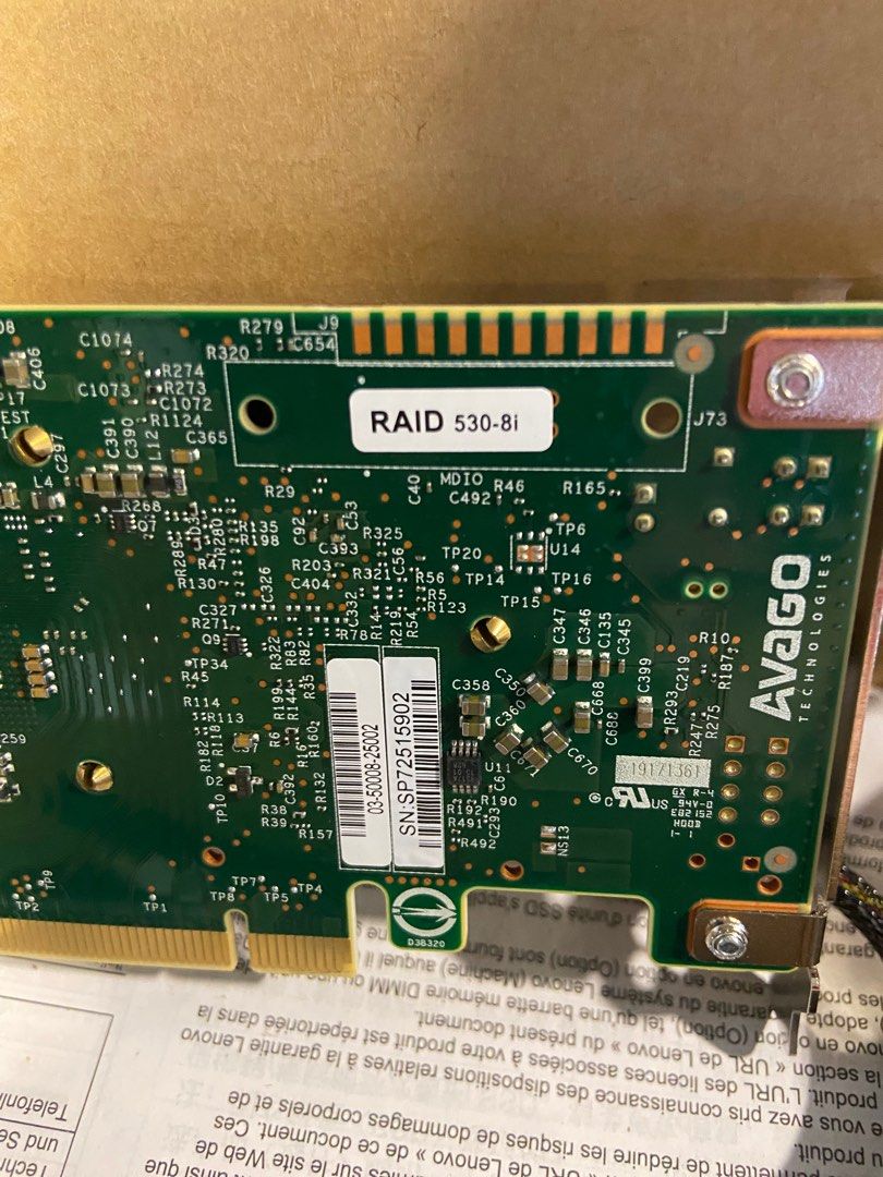 Lenovo 01KN505 ThinkCentre 5308I SATA/SAS 12Gb/s PCIE 3.0 X8 Raid