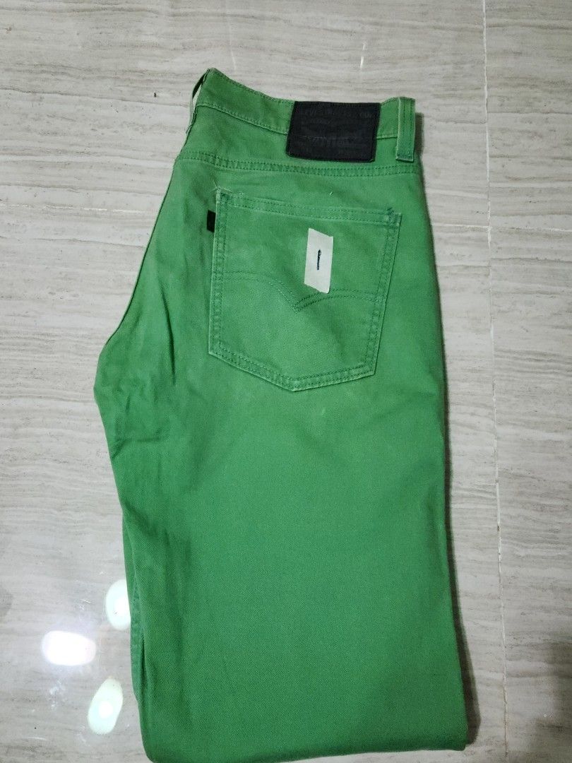 Levis 511 Green jean W31 L32, Men's Fashion, Bottoms, Jeans on Carousell
