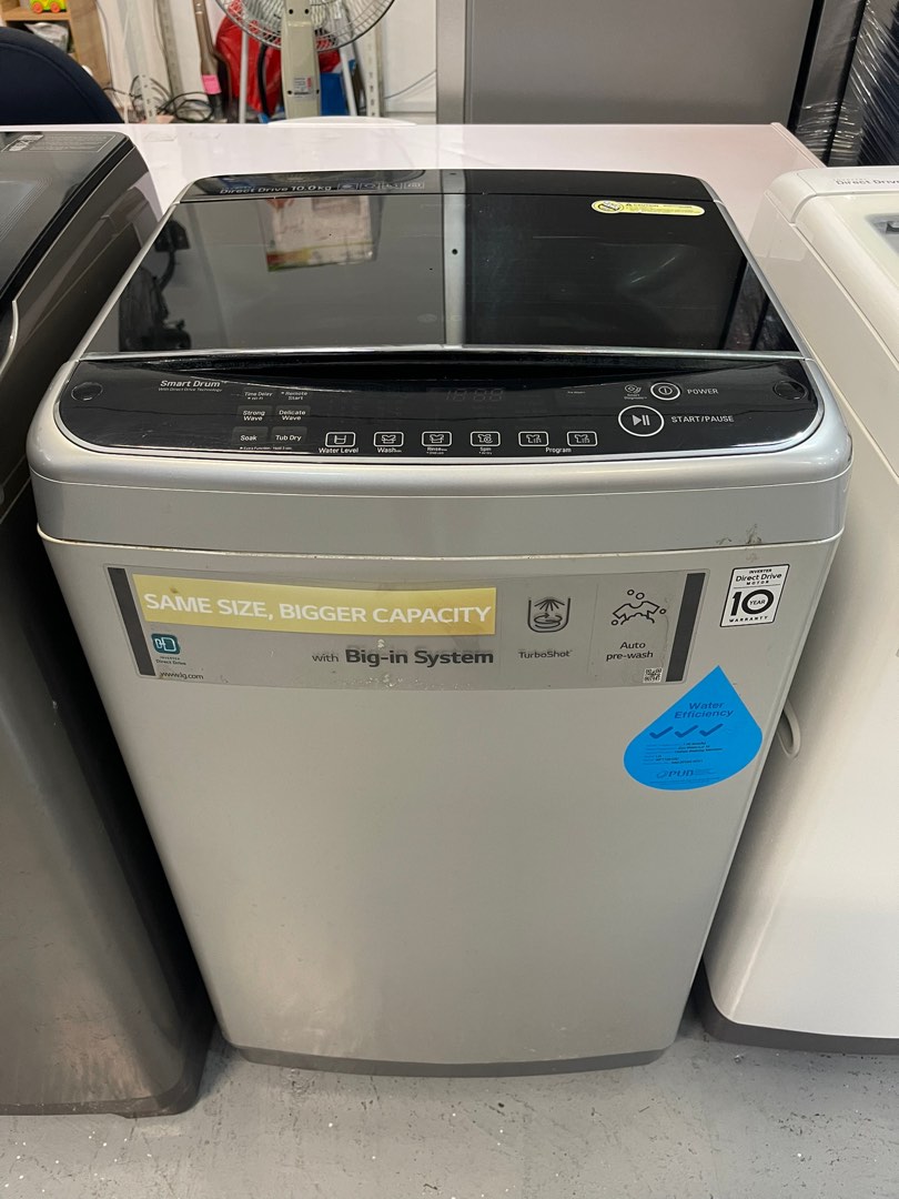 LG 10kg TOP LOAD WASHING MACHINE WFT1081DD Condition 8/10 230 Delivery