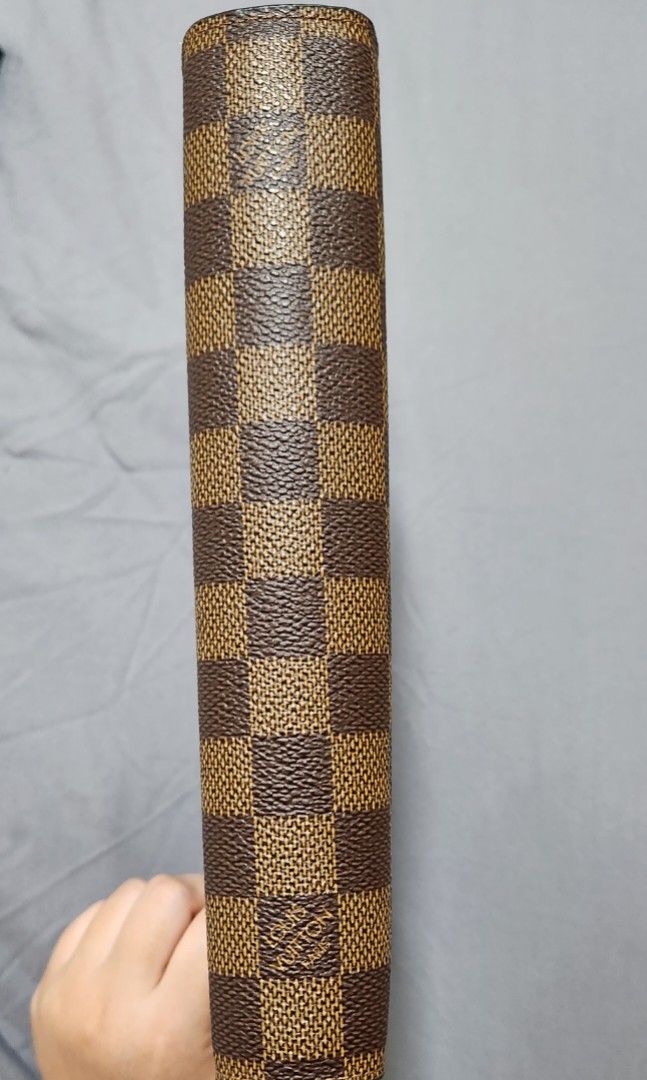 LOUIS VUITTON LARGE RING AGENDA COVER DAMIER EBENE, Luxury, Accessories on  Carousell