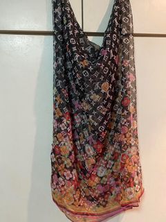 Louis Vuitton silk scarf shawl