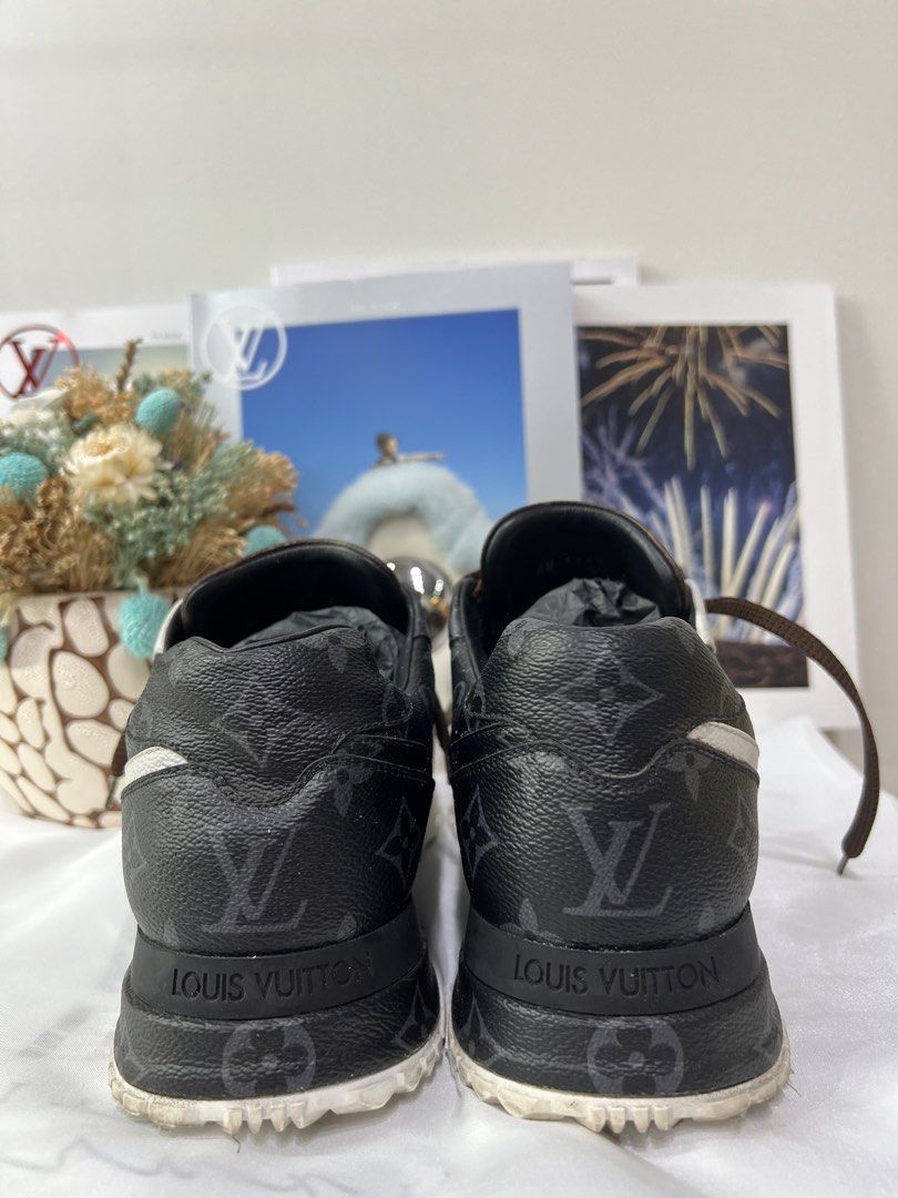 Replica Louis Vuitton Men's Run Away Sneaker In Tri-color Monogram Canvas