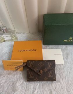 Louis Vuitton Vivienne Holiday Wallet Bifold Monogram Flower Brown