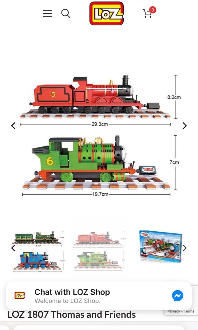 LOZ Thomas and friends Hobbies Toys Toys Games on Carousell