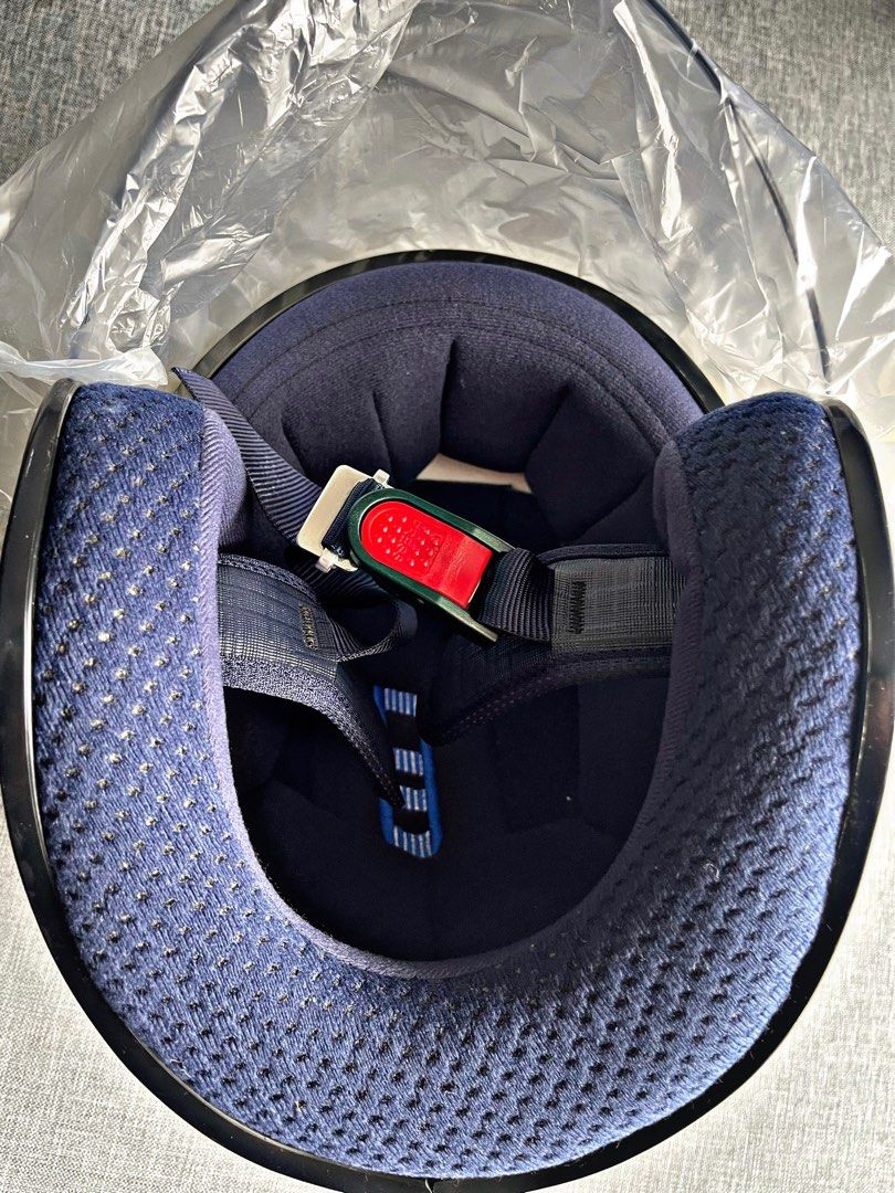 LTD Sports 5 Bintang Helmet (Yellow Stripe Purple), Motorcycles