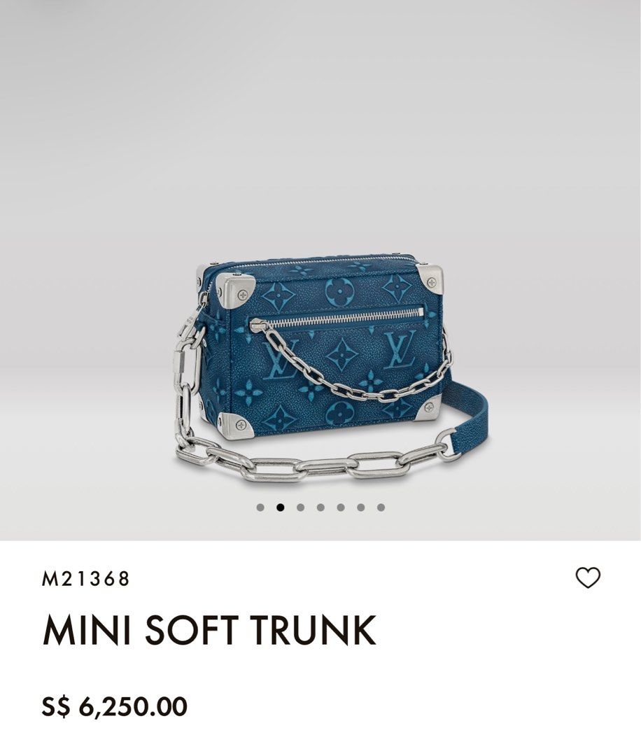 Mini Soft Trunk Denim Blue