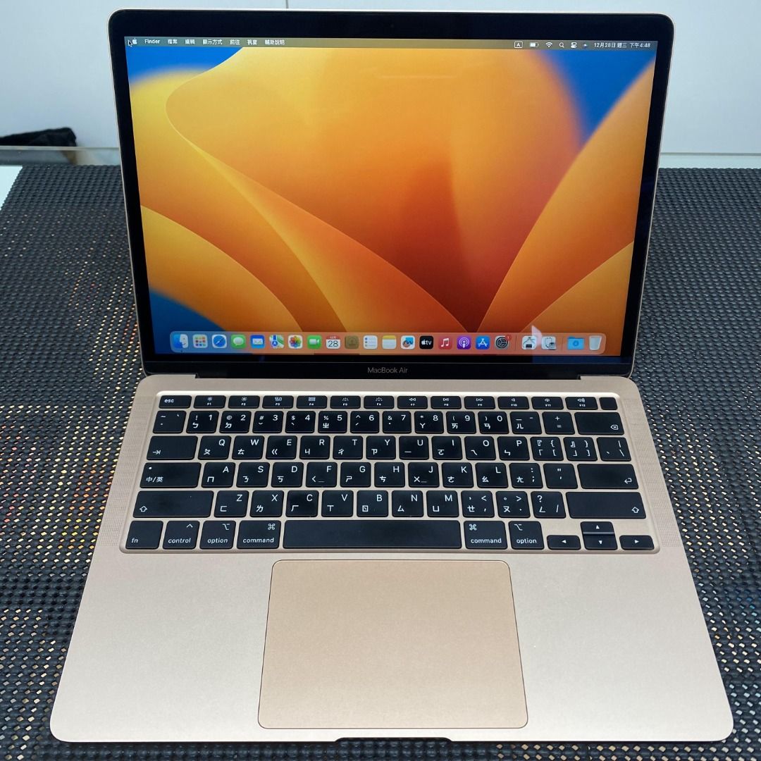 售MacBook Air 13吋I5 1.1G Retina 8G 512G 2020 A2179 金色, 電腦及