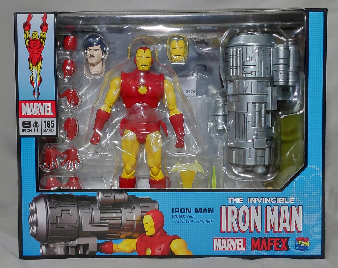Tony Stark Figure MAFEX Iron Man Comic Version Action Figure - 6.3