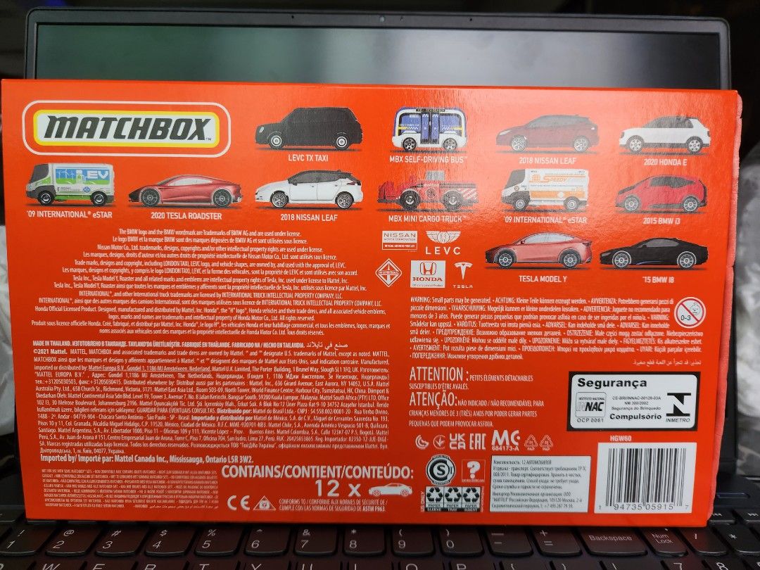 Matchbox Assorted Electric Cars from 2 onwards, Hobbies & Toys, Toys & Games on Carousell