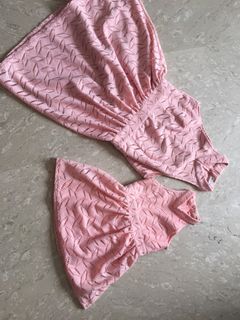 Matching mommy and daughter CNY dress
