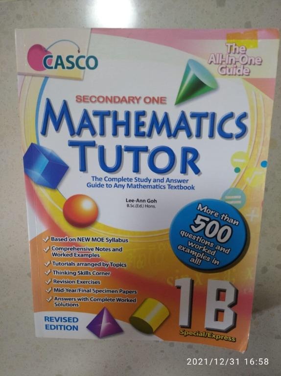 Mathematics Tutor 1B Casco NEW(Revised Edition), Hobbies & Toys, Books ...