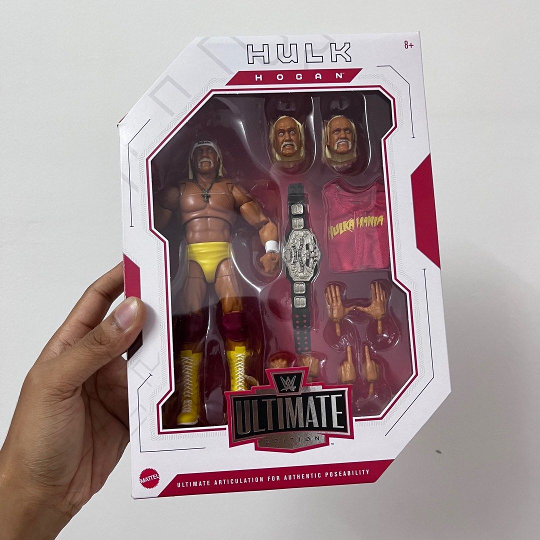 Mattel Wwe Ultimate Edition 13 Hulk Hogan wrestlemania 1, Hobbies ...