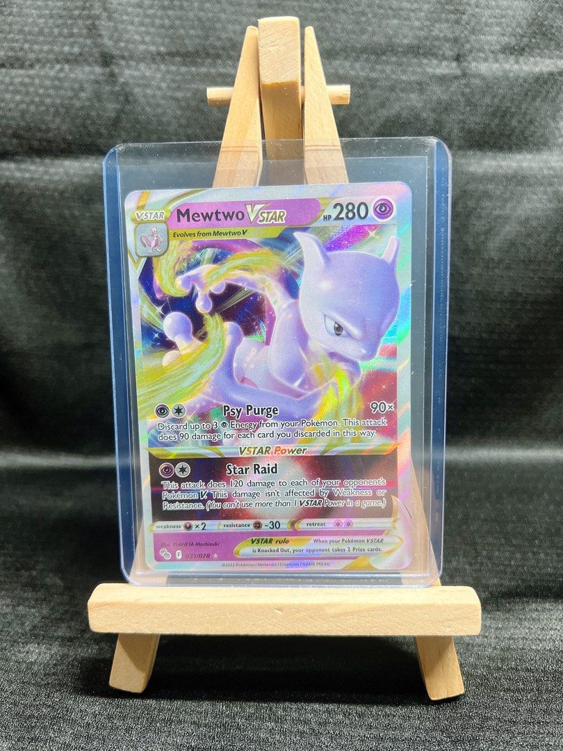  Mewtwo Vstar 031/078 - Pokemon Go - Ultra Rare Card : Toys &  Games