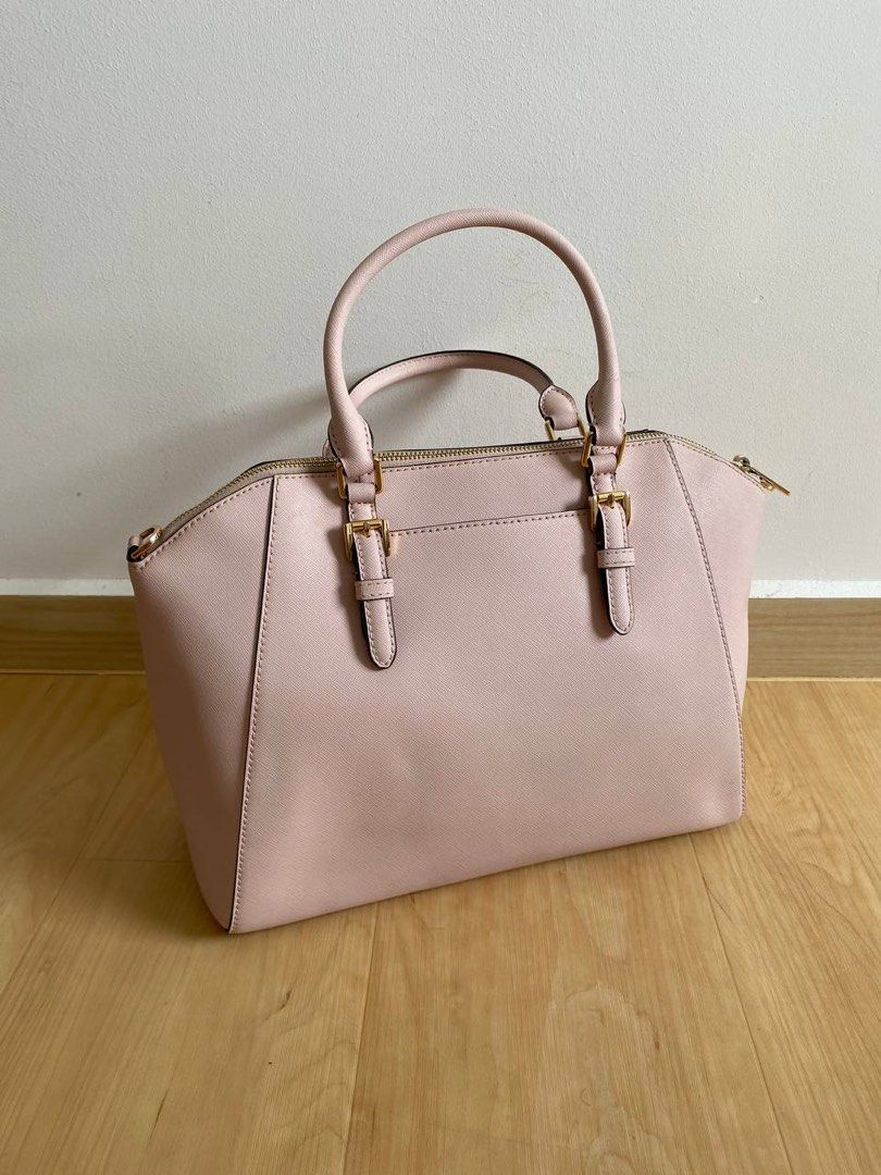 Ciara large leather clearance satchel