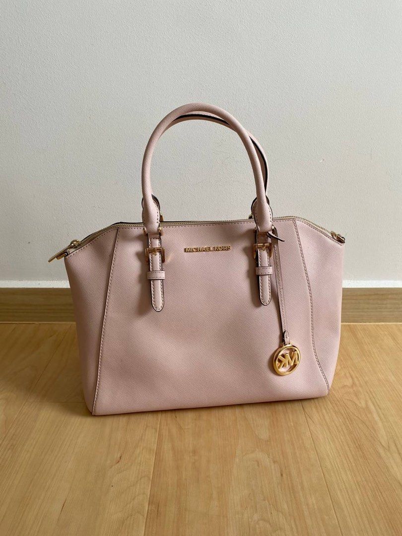 Ciara large saffiano leather satchel michael kors outlet