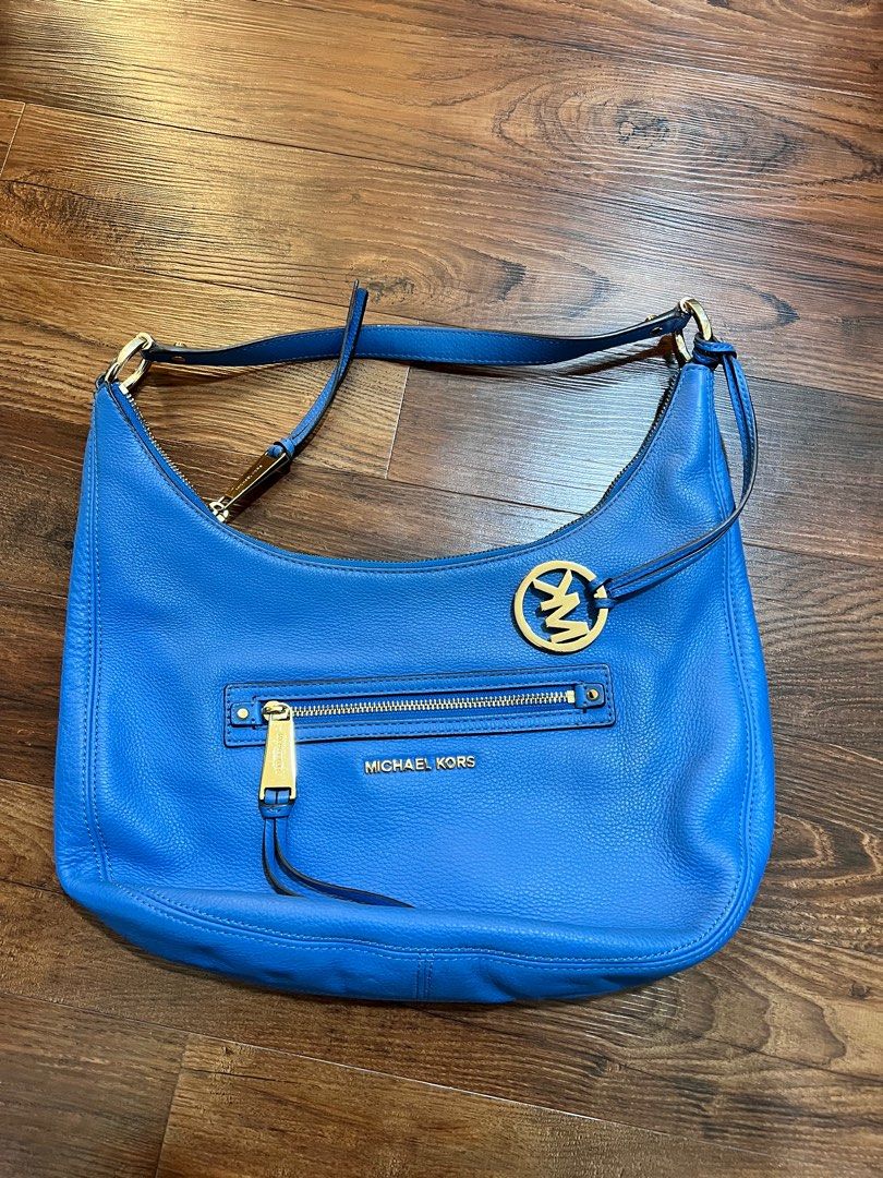 Michael kors blue hobo bag outlet
