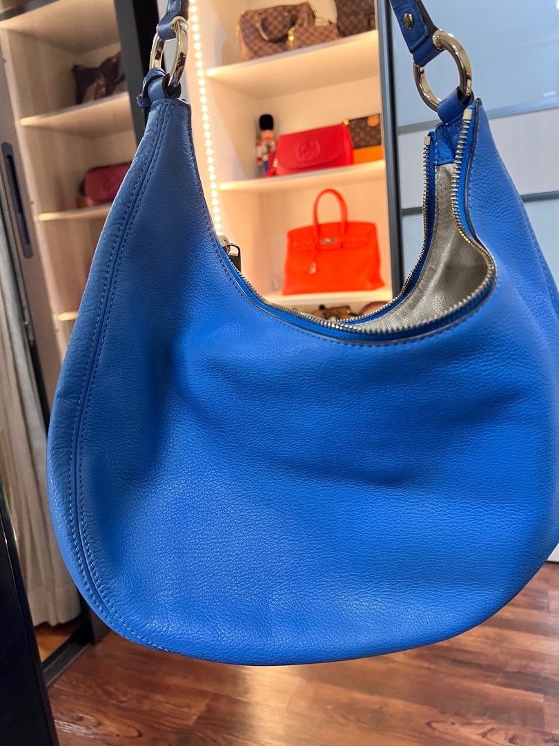 Michael kors blue hobo bag 2025