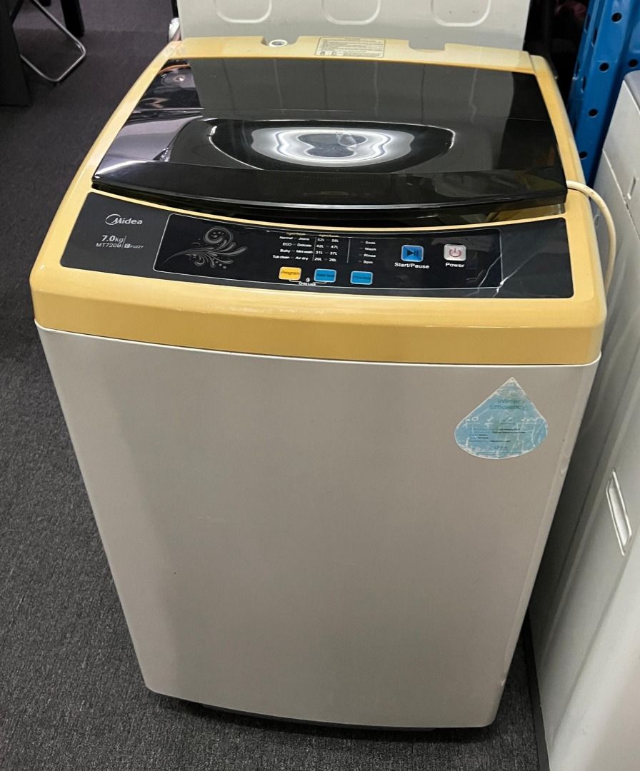 Midea Washing Machine 7Kg (MT720B), TV & Home Appliances, Washing