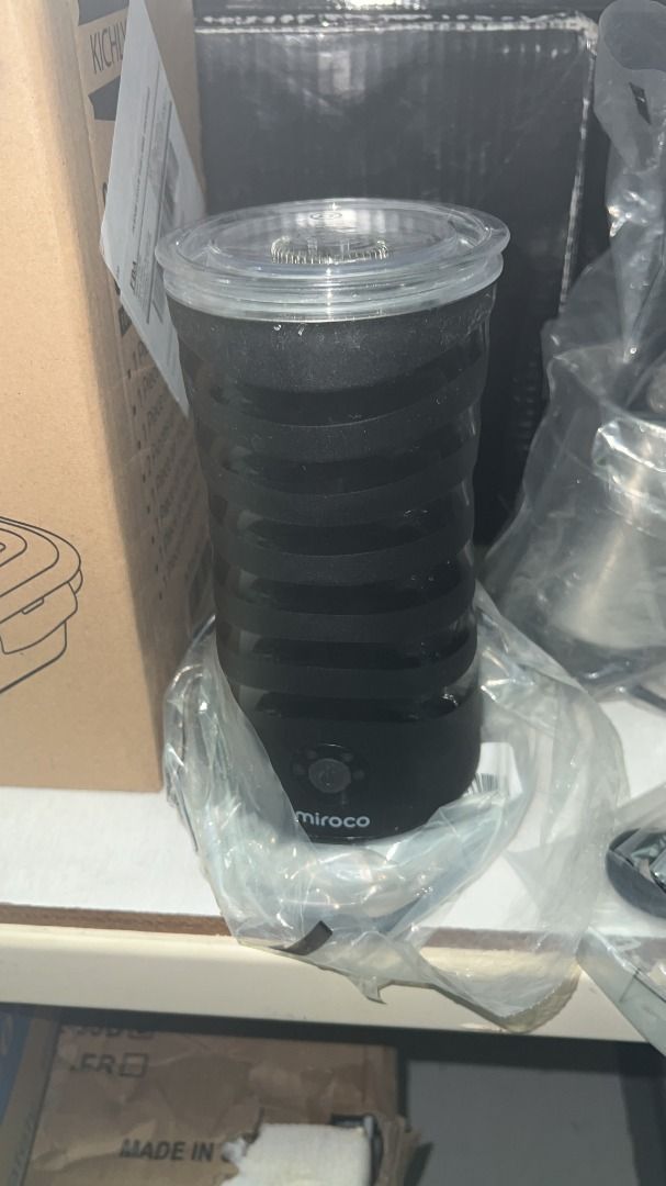 Milk Frother, Miroco Electric Milk Steamer Soft Foam Maker for Hot and