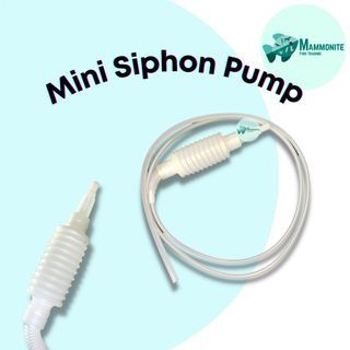 Mini Siphon Pump For Small Aquarium Nano Tank Fish Tank Portable Cleaning Tool Betta Guppy Molly Shrimp Fries Babies Safe Clean