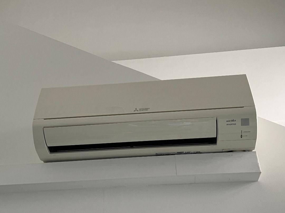 Mitsubishi Electric Aircon set, 2 fancoil unit + Systems 2 compressor