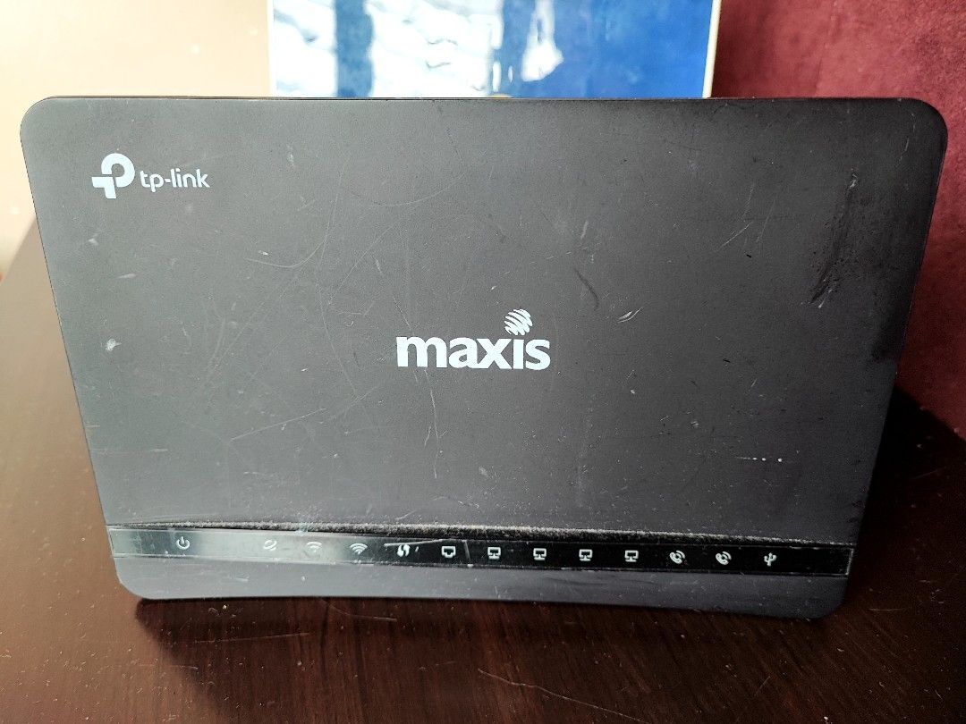 Modem and Router for Maxis fiber home, Computers & Tech, Parts