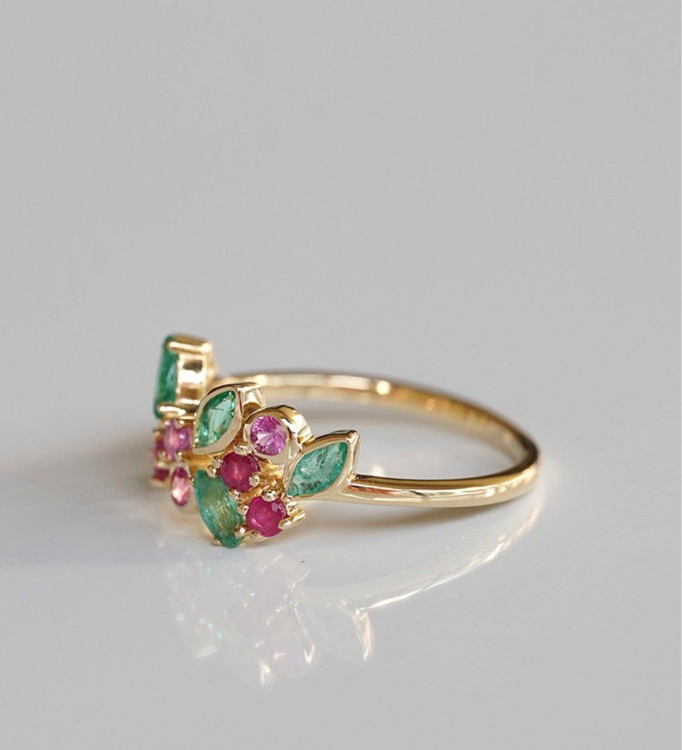 Gem cluster ring shop