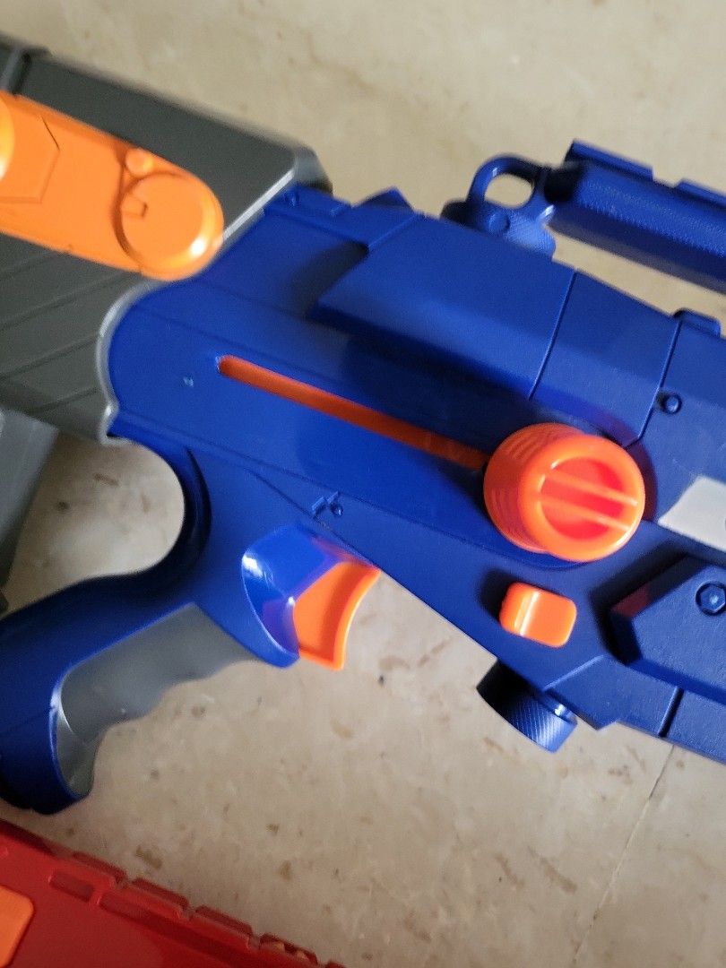 Nerf N-Strike Blue Longshot CS-6 Sniper Rifle Dart Gun Toy Discontinued