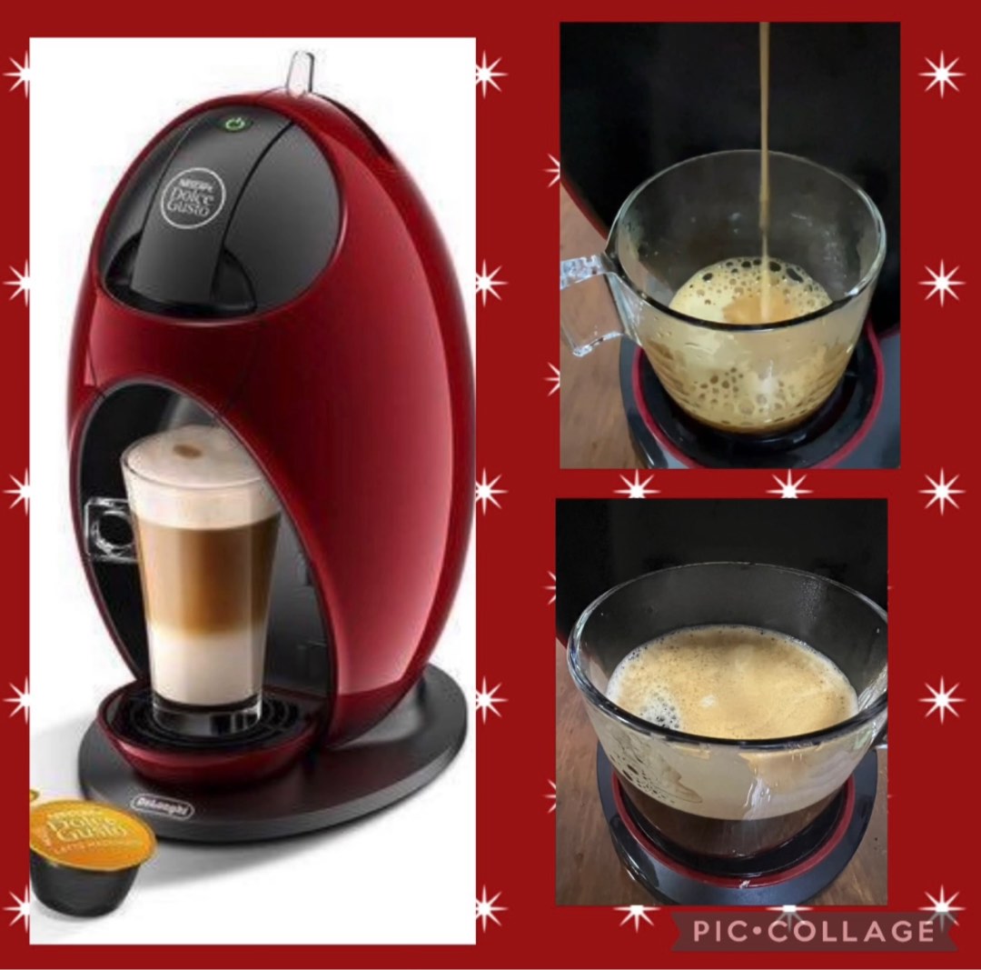 Nescafe Dolce Gusto Coffee Machine Jovia Red as good as new , TV & Home