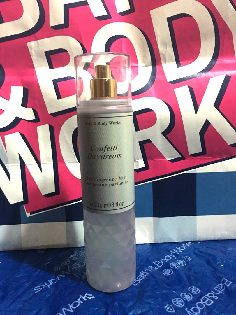 NEW! Bath & Body Works CONFETTI DAYDREAM Fine Fragrance Mist 236 mL/ 8 FL OZ, Beauty & Personal