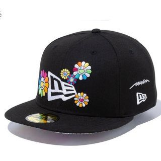 Takashi Murakami x New Era 59FIFTY Ohana Flowers Fitted Cap sz 8