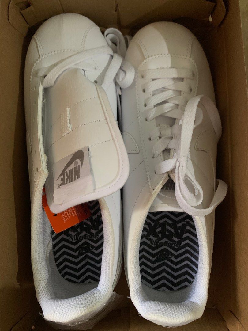 Nike cortez all white, Women's Fashion, Women's Shoes on Carousell