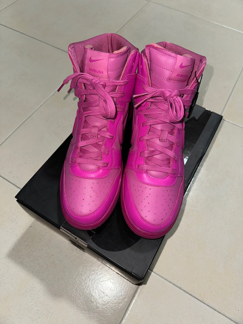 Size 12 - Nike Dunk High x Ambush Lethal Pink 2020 for sale online