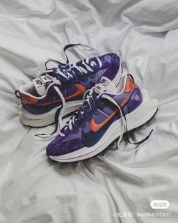 Nike Vaporwaffle Sacai Dark Iris, 女裝, 鞋, 波鞋- Carousell