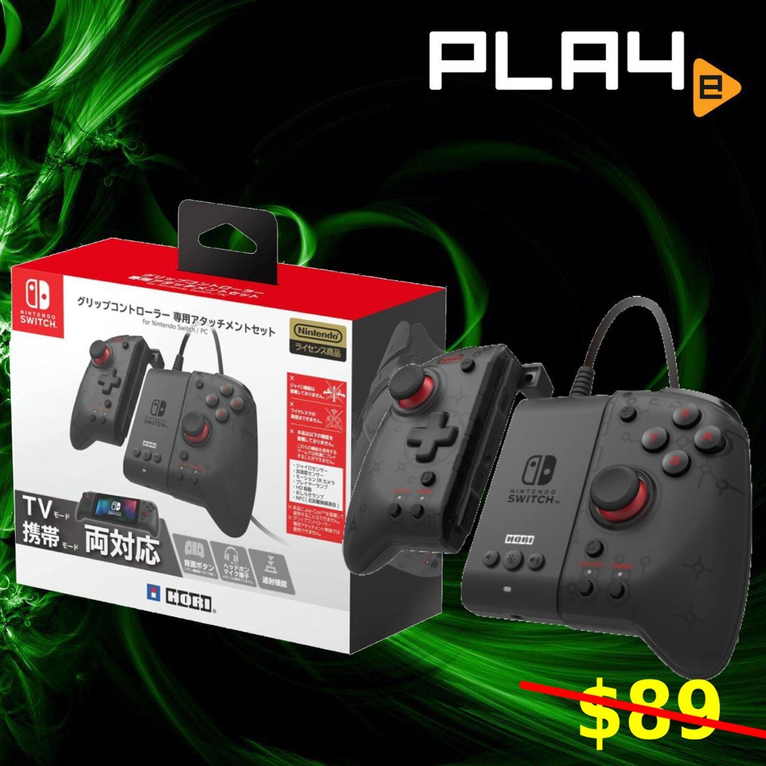 Nintendo Switch Hori Split Pad Pro Attachment Set (1461947) Brand New ...