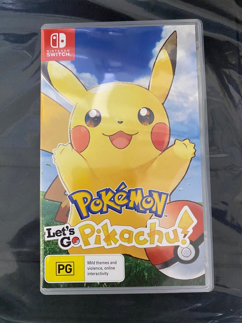 Nintendo Switch Pokemon Let’s Go Pikachu, Video Gaming, Video Games ...