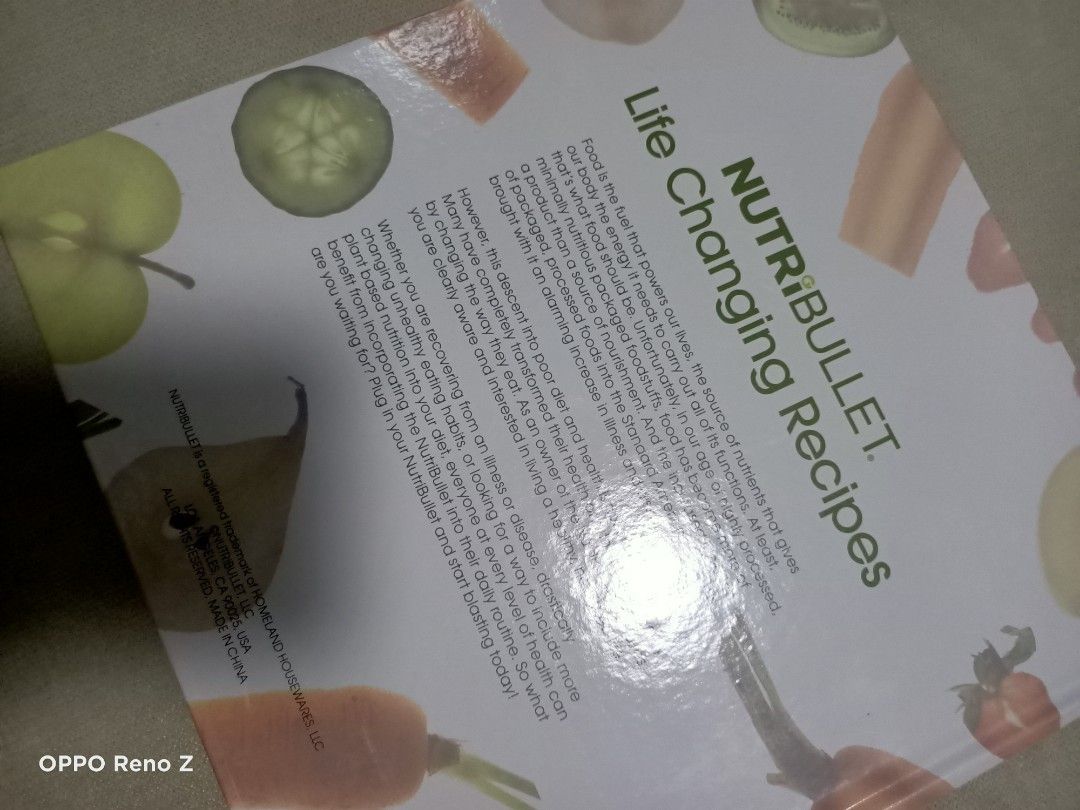 Nutribullet life changing recipes discount