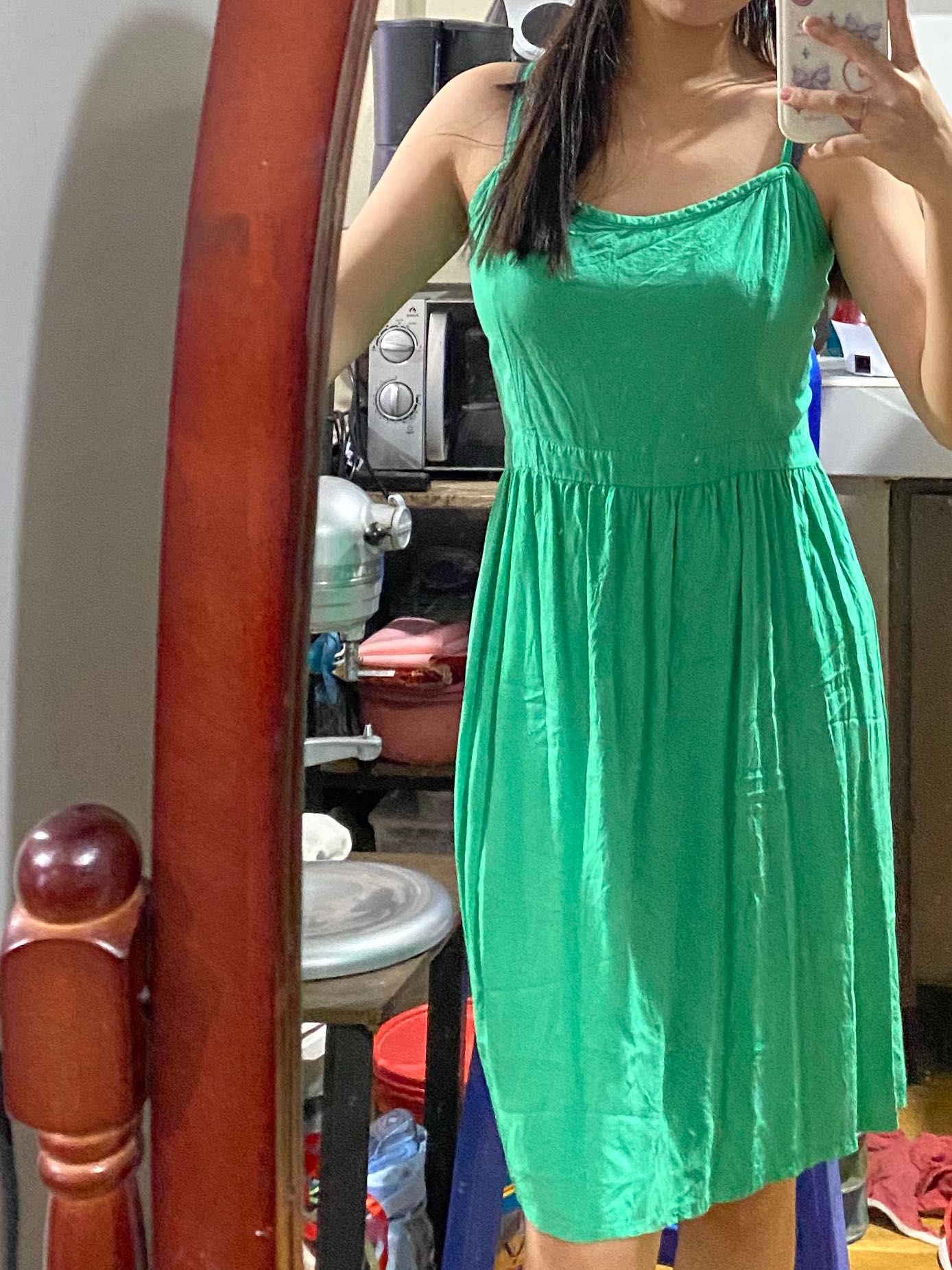 Old navy green online dress