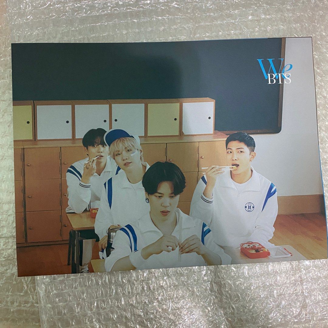 [ONHAND] WE Photofolio TINGI (Category: K-Wave Merchandise) located in Manila. Submitted by 3avshop (Listing ID 1206221307, Image 2). Description: wts lfb ph Special 8 Photo-Folio Us, Ourselves, & BTS “WE” Set x outbox folded poster - ₱100 x bts' item instant photo x postage stamp — outbox is sealed — onhand — rfs: will only keep other items # photofolio poster folded photo folio tingi polaroid pc.