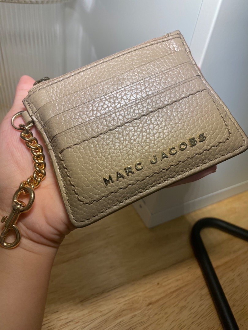 Original Marc jacobs card holder with zipper, Women's Fashion, Bags