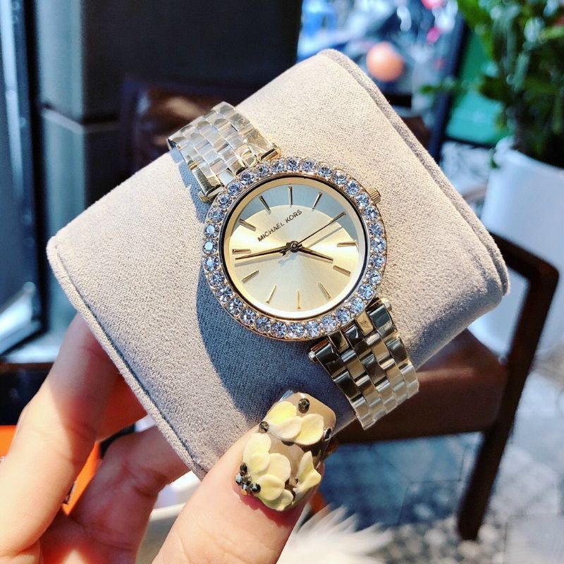 Michael kors bedazzled watch outlet