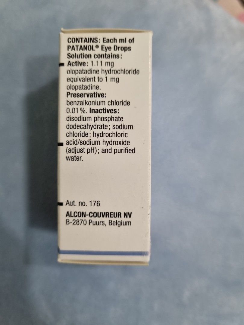 Patanol eyedrops, Health & Nutrition, Medical Supplies & Tools on Carousell