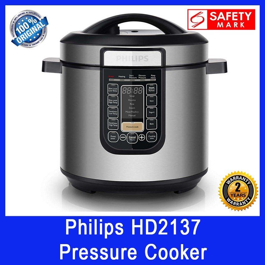 Philips HD2137 Pressure Cooker. Viva Collection All In One Pressure Cooker