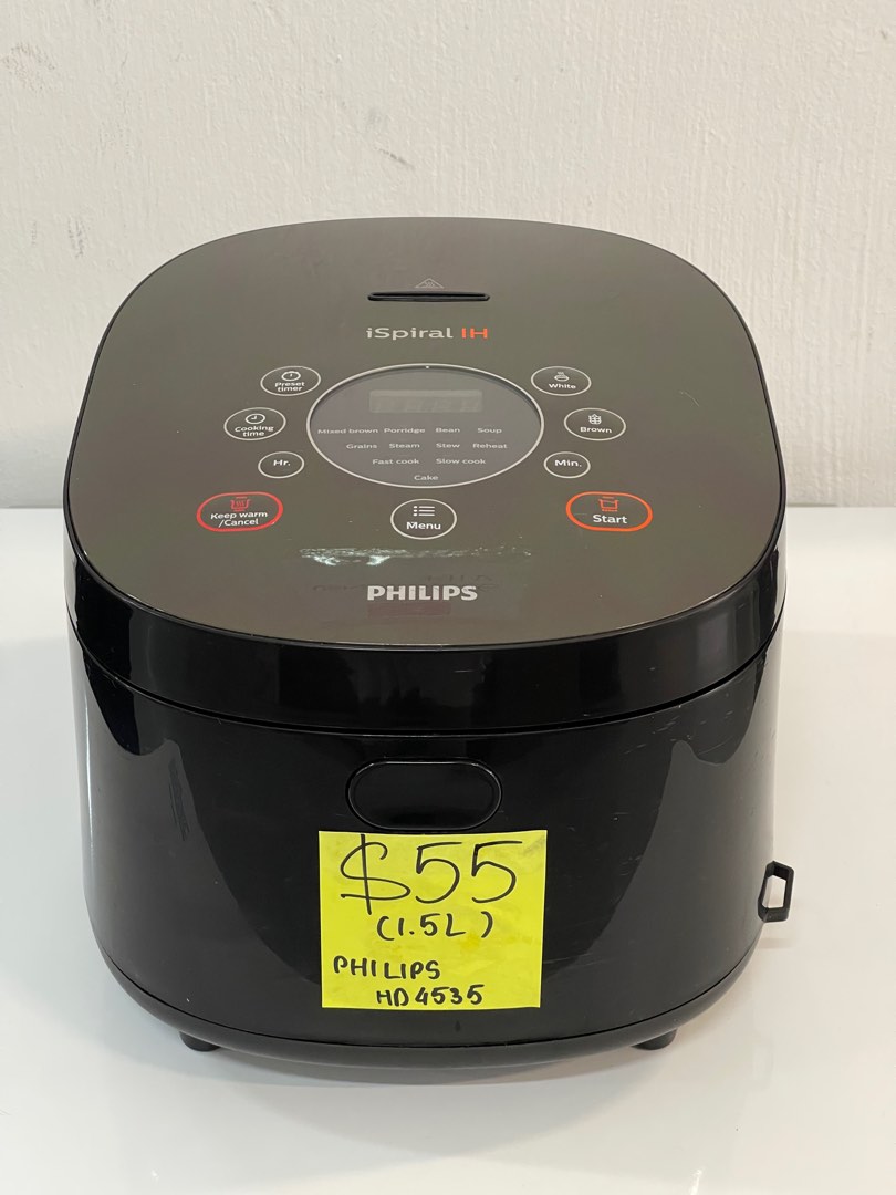 PHILIPS HD4535 IH RICE COOKER (1.5L) Condition 7/10 55, TV & Home