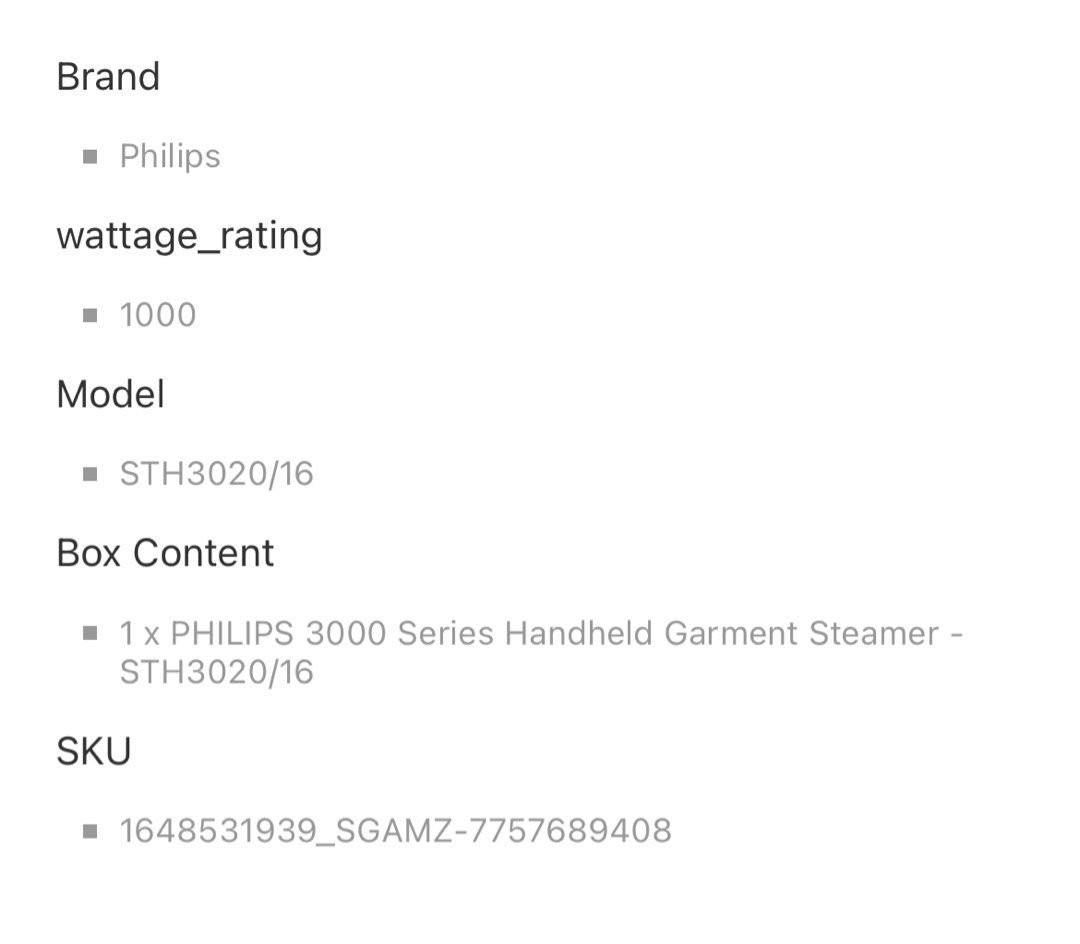 Philips Model STH3020, TV & Home Appliances, Irons & Steamers on Carousell