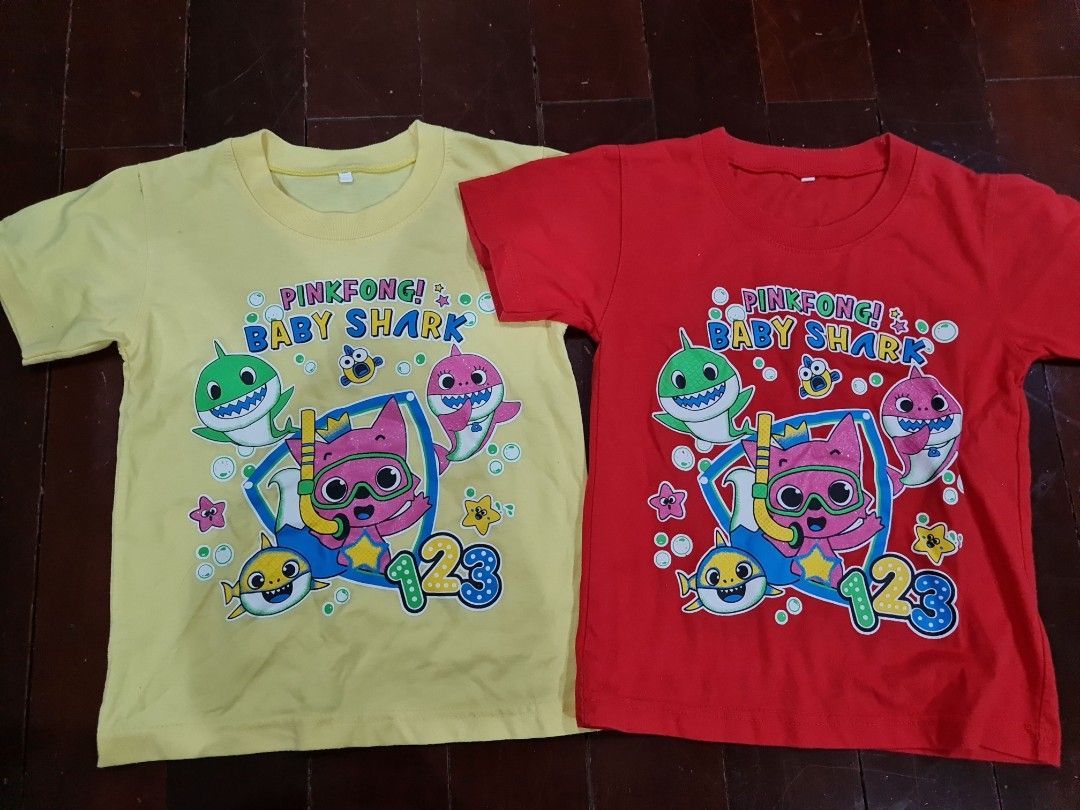 Pinkfong baby shark t hot sale shirt